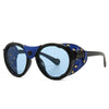 Vintage Polarized Fashion Oversized Round Steampunk Sunglasses For Men And Women-SunglassesCraft