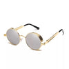 High Quality Retro Classic Luxury Brand Designer Round Metal Frame Sunglasses For Men And Women-SunglassesCraft