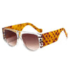 Oversized Retro Gradient Shades Sunglasses For Unisex-SunglassesCraft