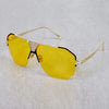 Oversized Vintage Yellow Candy Sunglasses For Men And Women-SunglassesCraft