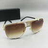 Big Frame Black/ Brown Metal High Quality Vintage Sunglasses For Women And Men-SunglassesCraft