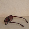 Stylish Square Winter Brown Gradient Sunglasses For Men And Women-SunglassesCraft