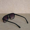 Stylish Square Winter Black Gradient Sunglasses For Men And Women-SunglassesCraft