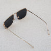 Classic Square Gold Black Sunglasses For Men And Women-SunglassesCraft