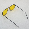 Classic Square Black Yellow Sunglasses For Men And Women-SunglassesCraft