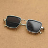 Gold Black Kabir Singh Square Sunglasses For Men And Women-SunglassesCraft