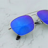 Raees Blue And Silver Mercury Square Sunglasses For Men And Women-SunglassesCraft