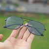 Raees Black And Transparent Square Sunglasses For Men And Women-SunglassesCraft
