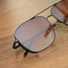 Rectangular Square Black Brown Sunglasses For Men And Women-SunglassesCraft