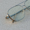 Rectangular Square Silver Transparent Sunglasses For Men And Women-SunglassesCraft