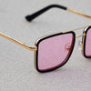 Classic Square Pink Candy Premium Sunglasses For Men And Women-SunglassesCraft