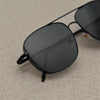 Rectangular Square Full Black Sunglasses For Men And Women-SunglassesCraft