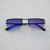 Vintage Square Metal Frame Purple Sunglasses For Men And Women-SunglassesCraft