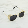 Square Red And Gold Sunglasses For Men And Women-SunglassesCraft