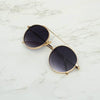 Bonzer Round Black And Gold  Sunglasses For Men And Women-SunglassesCraft