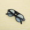 Round Water Blue And Black Sunglasses For Men And Women-SunglassesCraft