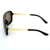Rectangle Blue And Gold Sunglasses For Men And Women-SunglassesCraft