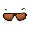 Rectangle Brown And Black Sunglasses For Men And Women-SunglassesCraft