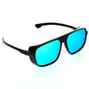 Rectangle Light Blue And Black Sunglasse For Men And Women-SunglassesCraft
