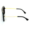 Rectangle Grey And Gold Sunglasses For Men And Women-SunglassesCraft