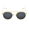 Retro Round Gold Black Sunglasses For Men And Women-SunglassesCraft