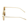Retro Round Gold Brown Gradient Sunglasses For Men And Women-SunglassesCraft