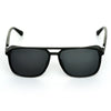 Rectangle Black And Black Polarized Sunglassess For Men And Women-SunglassesCraft