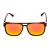 Rectangle Orange And Brown Polarized Sunglasses For Men And Women-SunglassesCraft
