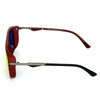Rectangle Orange And Brown Polarized Sunglasses For Men And Women-SunglassesCraft
