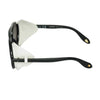 Round Grey And Black Sunglasses For Men And Women-SunglassesCraft