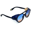 Round Shaded Blue And Black Sunglasses For Men And Women-SunglassesCraft