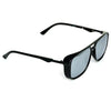 Rectangle Grey And Black Polarized Sunglasses For Men And Women-SunglassesCraft