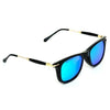 Way Oval Aqua Blue And Black Sunglasses For Men And Women-SunglassesCraft
