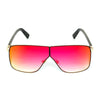 Square Shaded Red And Black Sunglasses For Men And Women-SunglassesCraft