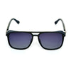 Rectangle Shaded Maroon And Black Sunglasses For Men And Women-SunglassesCraft