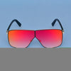 Square Shaded Red And Black Sunglasses For Men And Women-SunglassesCraft