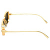Black And Gold Retro Square Sunglasses For Men And Women-SunglassesCraft
