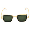 Square Gold And Black Retro Square Sunglasses For Men And Women-SunglassesCraft