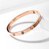 Beautiful Lovers Bracelets Woman Bracelets Stainless Steel Bangles and Bangles Cubic-SunglassesCraft