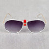 Aviator Shape Transparent Black Vintage Sunglasses For Men And Women-SunglassesCraft
