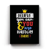 Believe You Can & You are Halfway There Quotes Art Frame for Wall Decors- SunglassesCraft