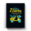 Life is a Journey Enjoy The Ride Quotes Art Frame for Wall Decor- SunglassesCraft