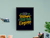 Be Stronger Than Your Execuse Quotes Art Frame for Wall Decors- SunglassesCraft