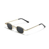 High Quality Steampunk Retro Fashion Small Square Metal Frame Classic Vintage Designer Sunglasses For Men And Women-SunglassesCraft