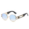 2021 Steampunk Fashion Luxury Round Metal Frame Sunglasses For Unisex-SunglassesCraft