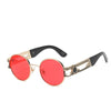 2021 Steampunk Fashion Luxury Round Metal Frame Sunglasses For Unisex-SunglassesCraft