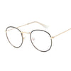 Classic Vintage Retro Designer Anti Blue Rays Brand Transparent Round Eyeglasses Spectacle Frame For Men And Women