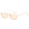 Vintage Fashion Small Rectangle Frame Candy Colour Sunglasses For Unisex-SunglassesCraft