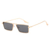 Vintage Fashion Small Rectangle Frame Candy Colour Sunglasses For Unisex-SunglassesCraft