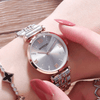Top Brand Luxury Steel Clock Roman Scale Female Wristwatch For Women-SunglassesCraft